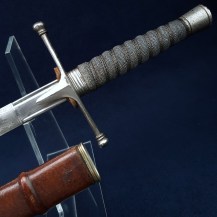 Scottish George V Infantry Officers Cross Hilted Broadsword, Highland Light Infantry 07
